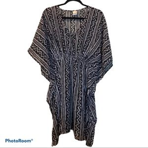 Rays & Waves Kaftan Bathing Suit Cover Up / OS